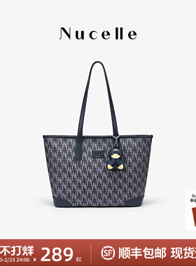 NU纽芝兰2026新款鸭子老花托特包大容量高级感单肩包气质通勤女包