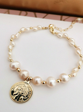 淡水小粒轻奢花式珍珠手链巴洛克