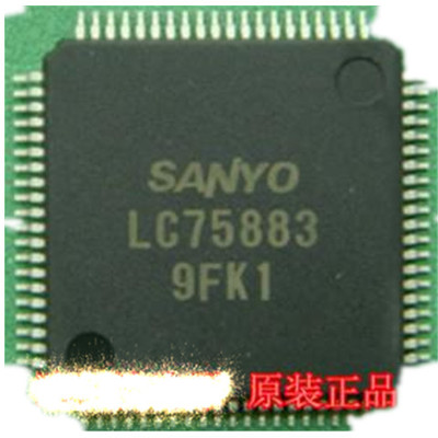 LC75883  全新现货1 / 3工作的液晶显示器的驱动与按键输入功能