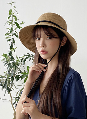 渔夫遮阳帽逛街休闲女夏季绳子