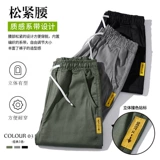 Спортивные хлопковые осенние штаны для отдыха, оверсайз, свободный крой