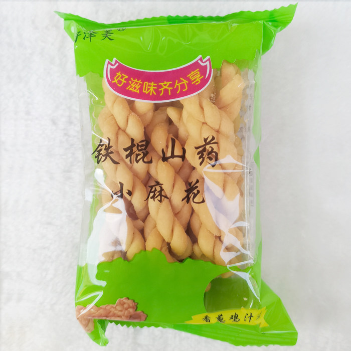 铁棍山药小麻花香葱鸡汁味零食