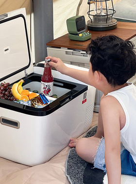 ICECO户外露营冰箱T20MAX内置电池车载冰箱保温箱烧烤露营装备