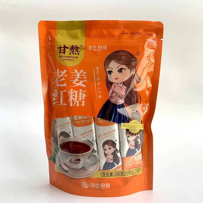 女生红糖阿胶产妇红糖沙土纯正红糖大枣老姜桂圆条装学生校园红糖