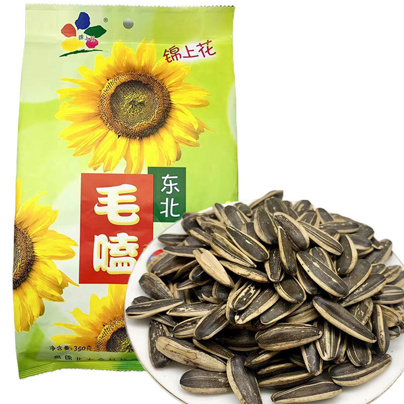 锦上花毛嗑葵花籽东北炒货五香大粒袋装年货怀旧休闲零食即食瓜子