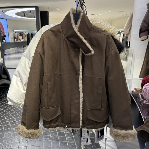 两面穿2025年冬季加厚保暧毛毛款