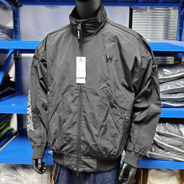 正品韩国LifeWork狗家春秋防风防水立领休闲夹克飞行服外套冲锋衣