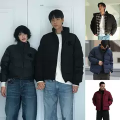 The Ck from Ck Underwear! Authentic Ck Jeans Korean Version 25 Winter Casual Stand-Up Collar Simple Thick Duck down Jacket
