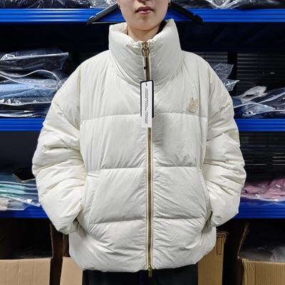 亏清！正品韩国LIFEWORK小狗家女OVERSIZE风80鸭绒厚羽绒服面包服