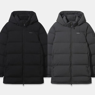性价比拉满！正品韩国NEPA耐葩户外25男轻量户外鹅绒中长款羽绒服