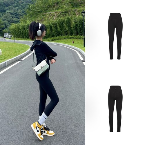 正品LULU露露乐蒙Align运动高腰裸感25寸鲨鱼瑜伽裤LW5CT3S/5CTAS