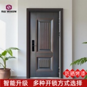 包邮 防盗门进户门防晒烤漆入户门电子密码 锁单门智能门家用安全门