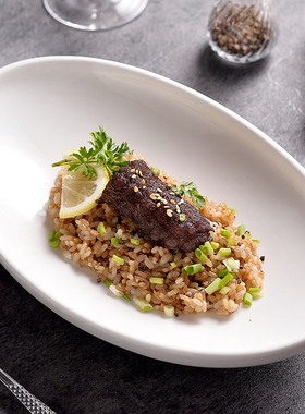 白色高级感椭圆形鱼盘家用菜盘盘子酒店餐厅餐具餐盘轻奢蒸鱼盘子