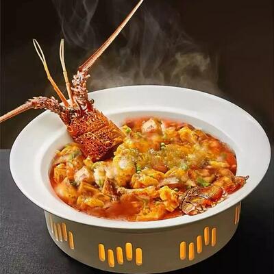 加热明炉蜡烛热菜盘酒店专用餐具