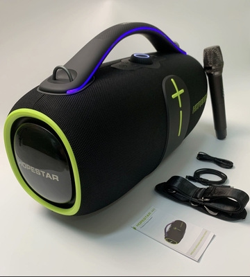 德国巨炮战神4代蓝牙音箱户外广场舞400W大功率低音炮车载K歌音响