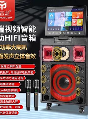 魔音盒A17广场舞音箱户外露营聚会便携式K歌直播音箱 家庭KTV音箱