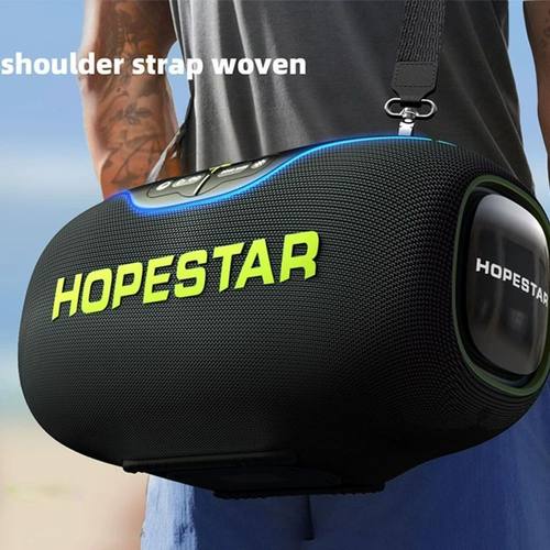 HOPESTAR/华达A80户外广场舞音箱350W大功率低音炮便携式K歌音响