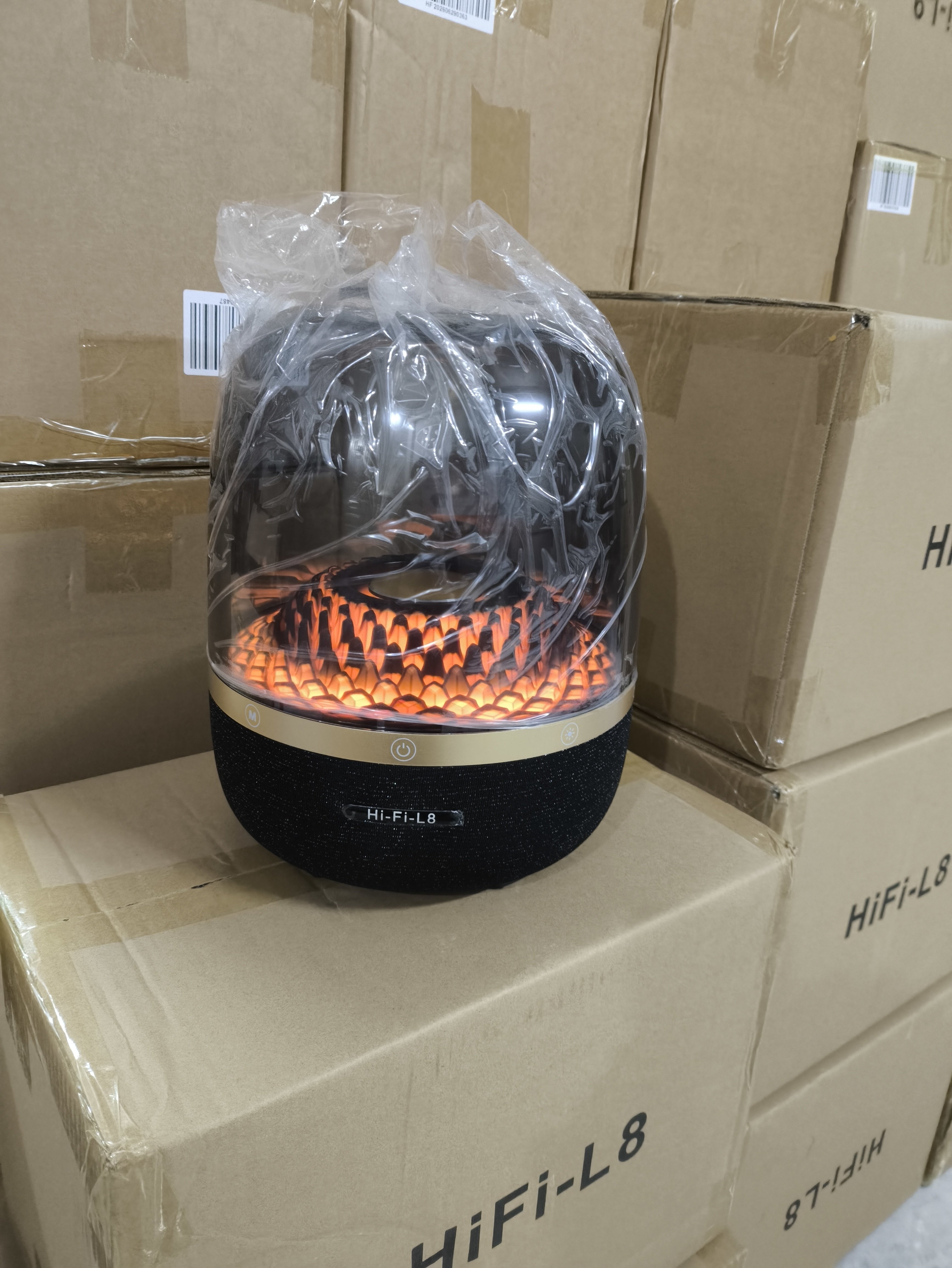 hifi-l8黑金典藏琉璃4蓝牙音箱130W大功率低音炮桌面音响电脑音响