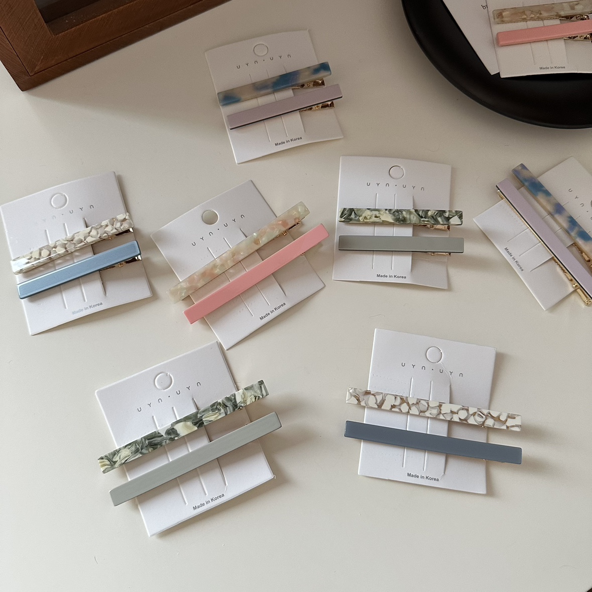 日韩醋酸一字夹发夹鸭嘴夹