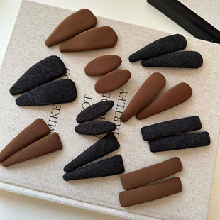 韩系早春新款手做布艺发夹刘海夹碎发边夹气质百搭侧边高级感发卡