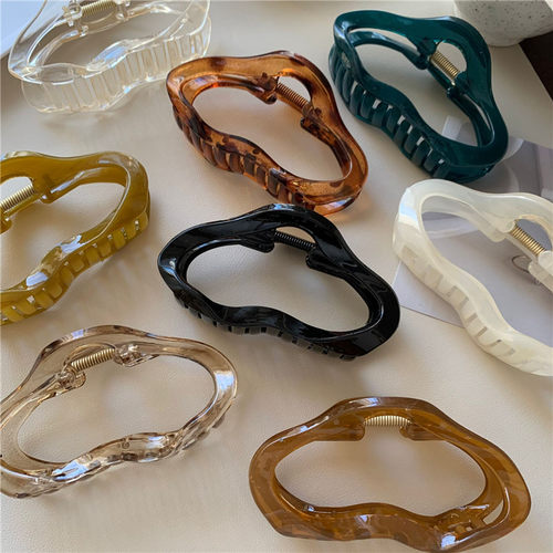 法式气质云朵大抓夹发夹