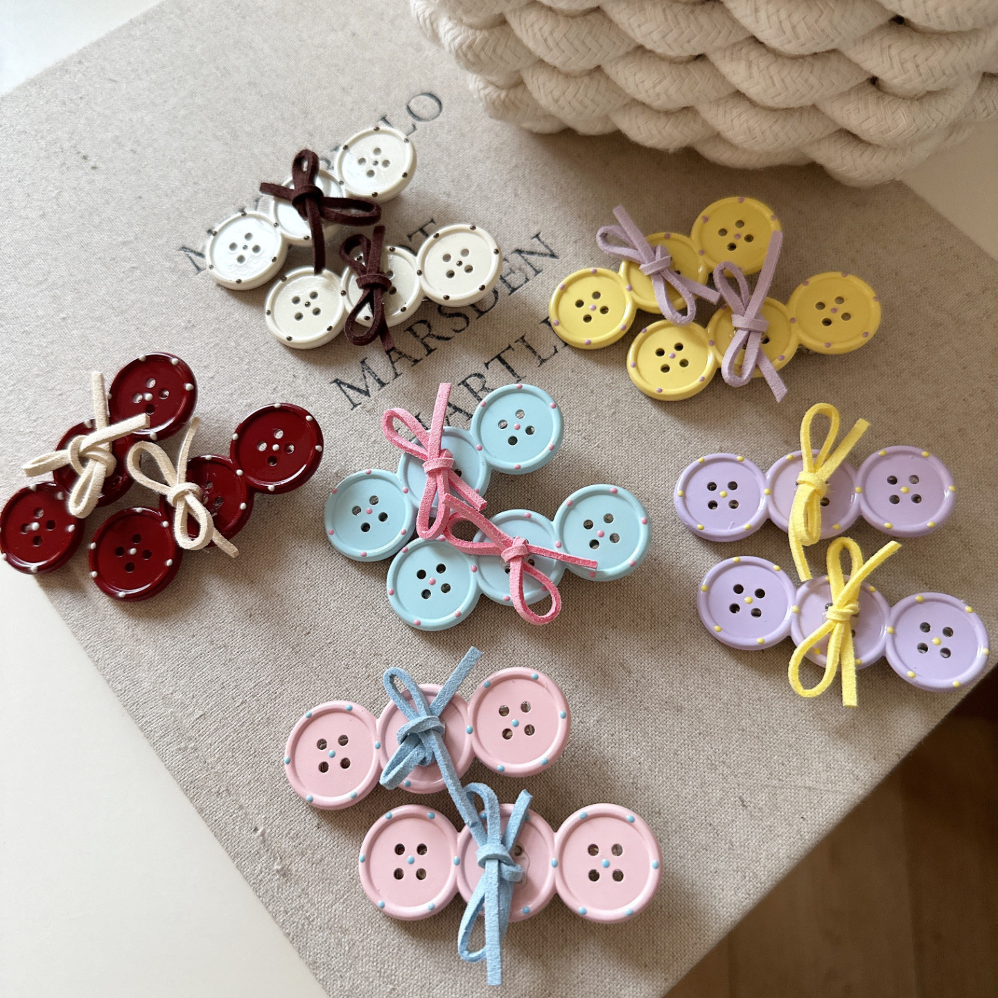 韩系可爱彩色波点纽扣蝴蝶结发夹刘海夹少女甜美碎发边夹鸭嘴夹子,饰品/流行首饰/时尚饰品新,发饰,淘宝优惠券,粉丝福利购,淘宝优惠卷