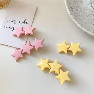 塑料可爱甜美ins风五角星