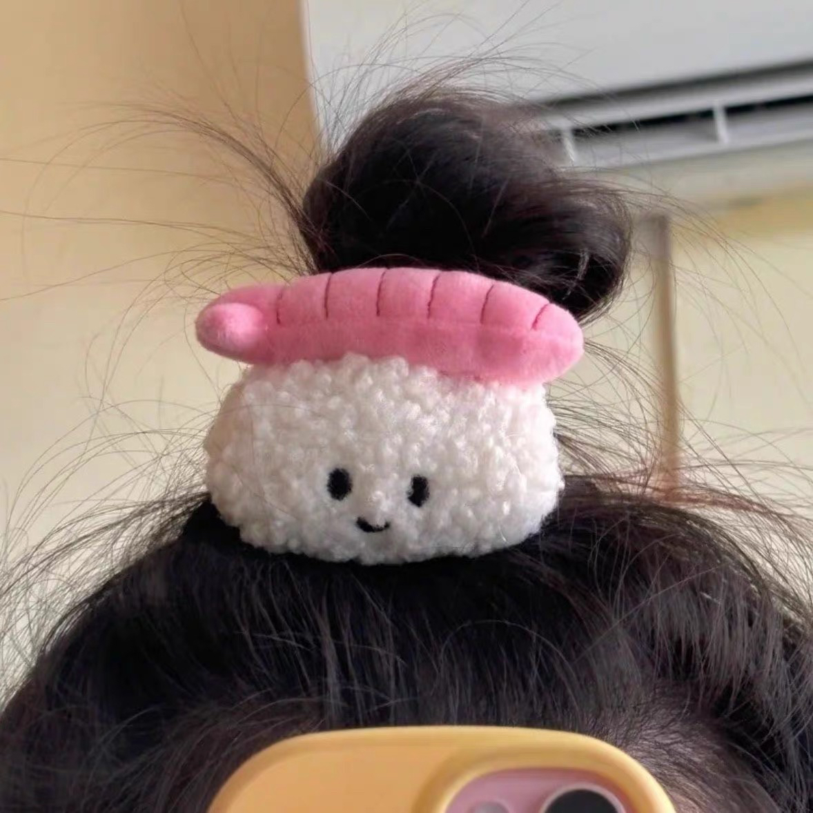 可爱玩偶甜虾寿司鱼籽酱发夹发圈甜美少女发卡刘海夹双马尾皮筋