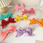 可爱甜美公主立体糖果色蝴蝶结发夹网红顶夹少女马尾卡子韩国发卡