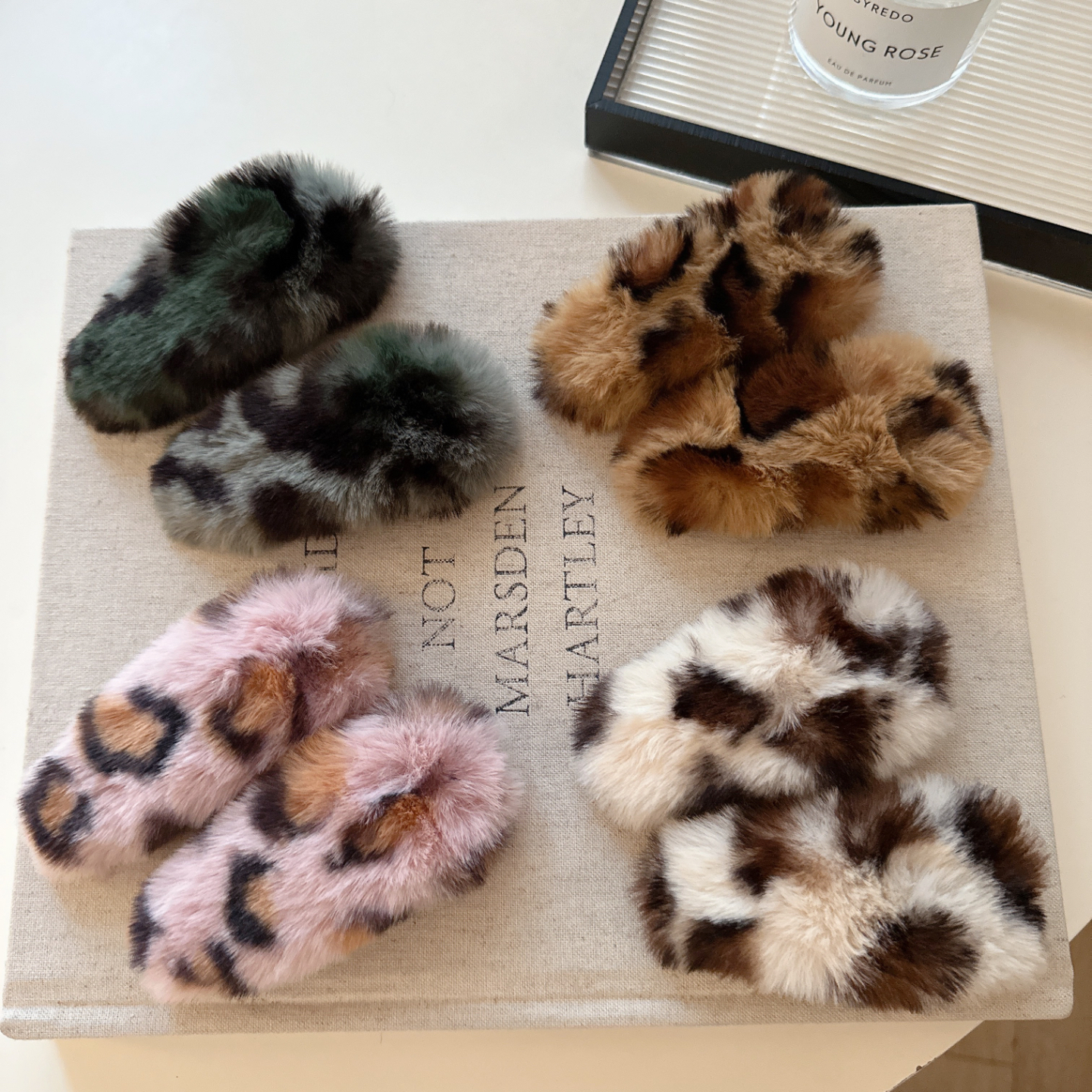 韩系新款秋冬软糯毛毛豹纹发夹刘海夹碎发边夹好看温柔侧边夹发卡