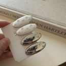 日韩高级感浮雕蝴蝶结银色金属发夹椭圆小发卡刘海夹边夹百搭发饰