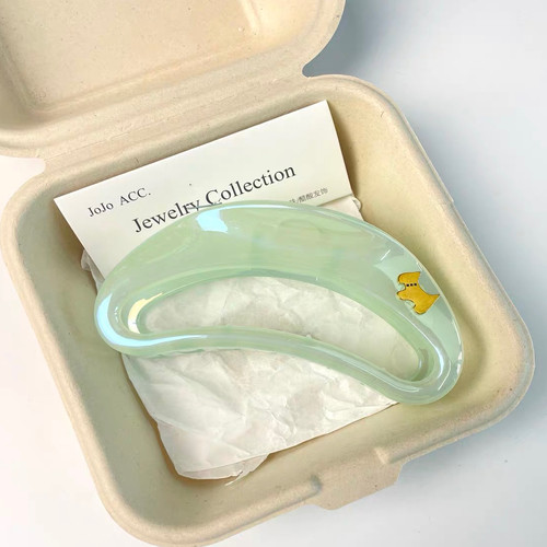 珠光高级感金标小狗抓夹