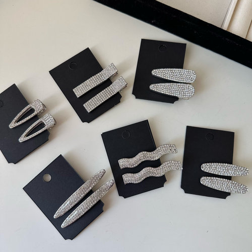 韩系超闪高级感水钻边夹