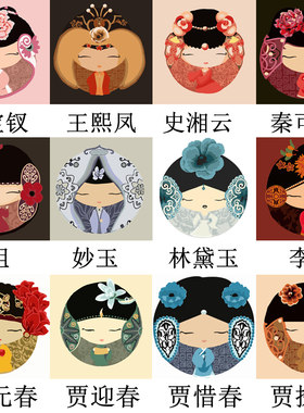 diy数字油画客厅卧室人物20*20
