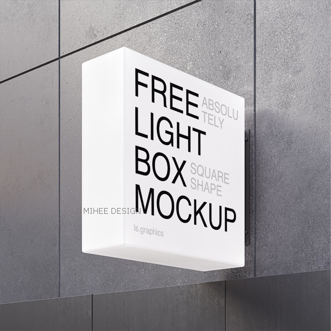 店招灯牌灯箱片logo效果展示样机设计素材psd智能替换