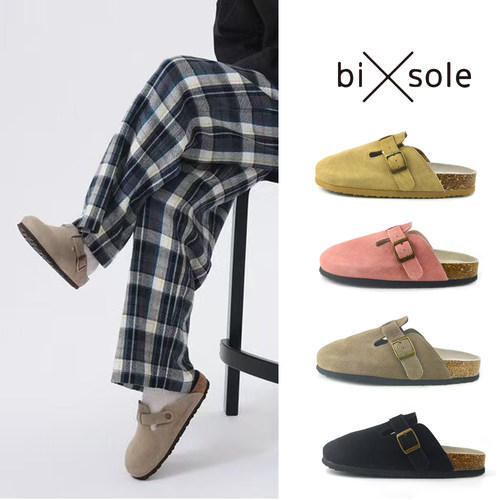 日本BIISOLE勃肯鞋女厚底软木