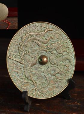 仿古铜镜子龙凤呈祥八卦镜护心镜