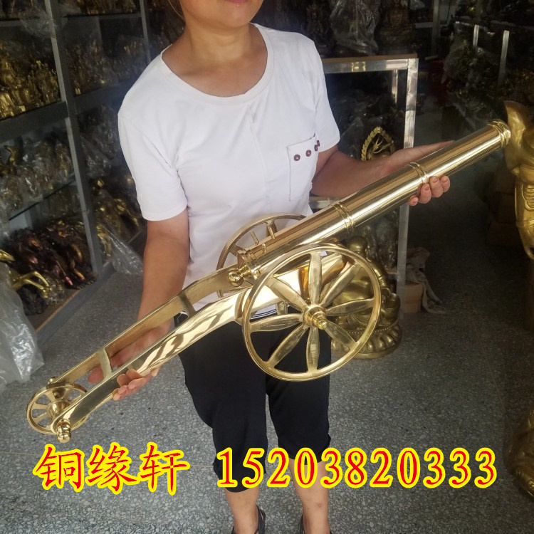 传统纯铜大炮大号铜炮风水铜炮摆件铜大炮模型包邮铜炮镇宅炮铜炮