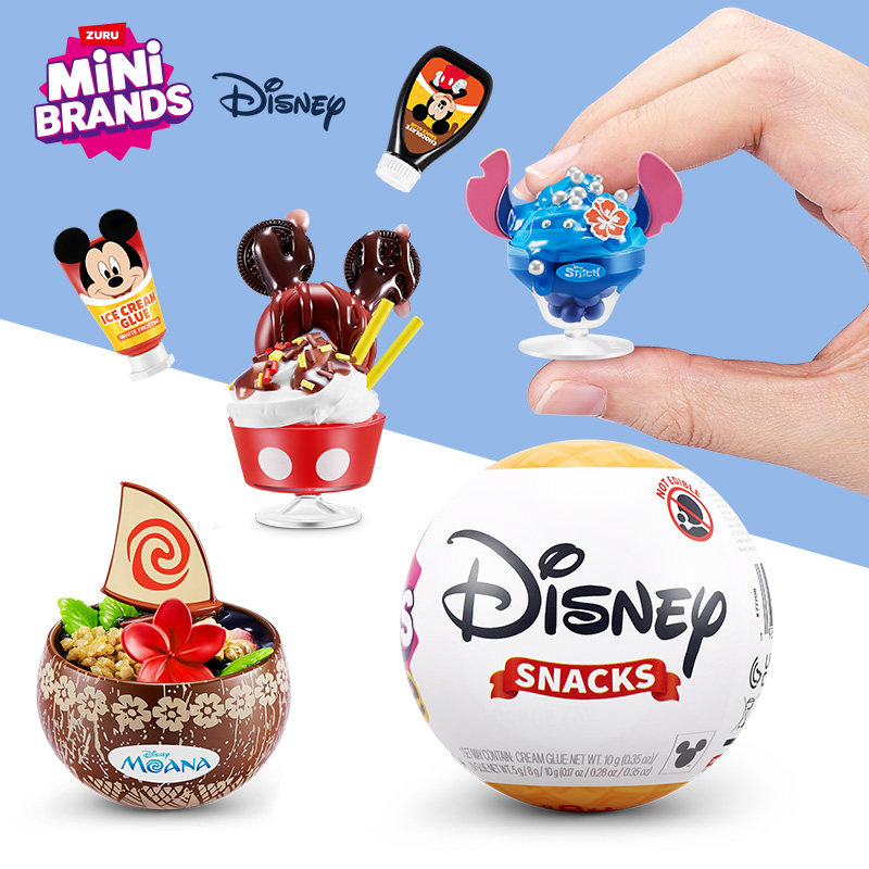 ZURU厨艺迪士尼甜品点心冰淇淋球厨艺DIY制作球甜甜圈minibrands