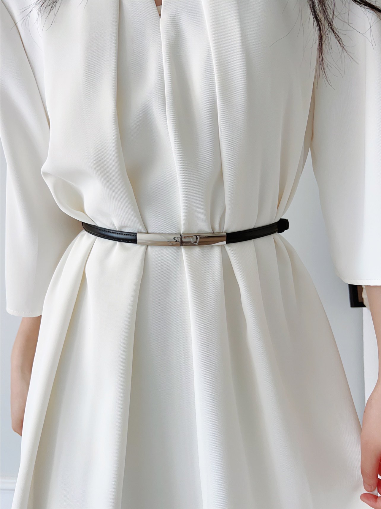 哑光真皮细腰带女款装饰百搭毛衣银色对扣可调节配裙子腰链女士,服饰配件/皮带/帽子/围巾,腰带/皮带/腰链,淘宝优惠券,粉丝福利购,淘宝优惠卷