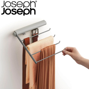 JOSEPH JOSEPH多功能挂钩收纳架壁挂式衣帽间围巾领带皮带整理架