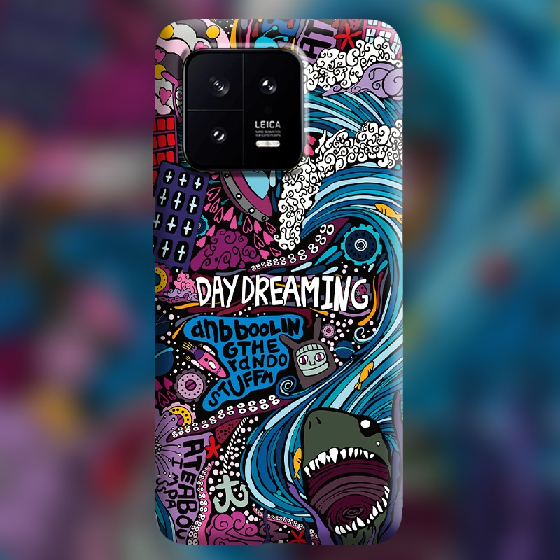 适用小米13大孔全包磨砂硬壳