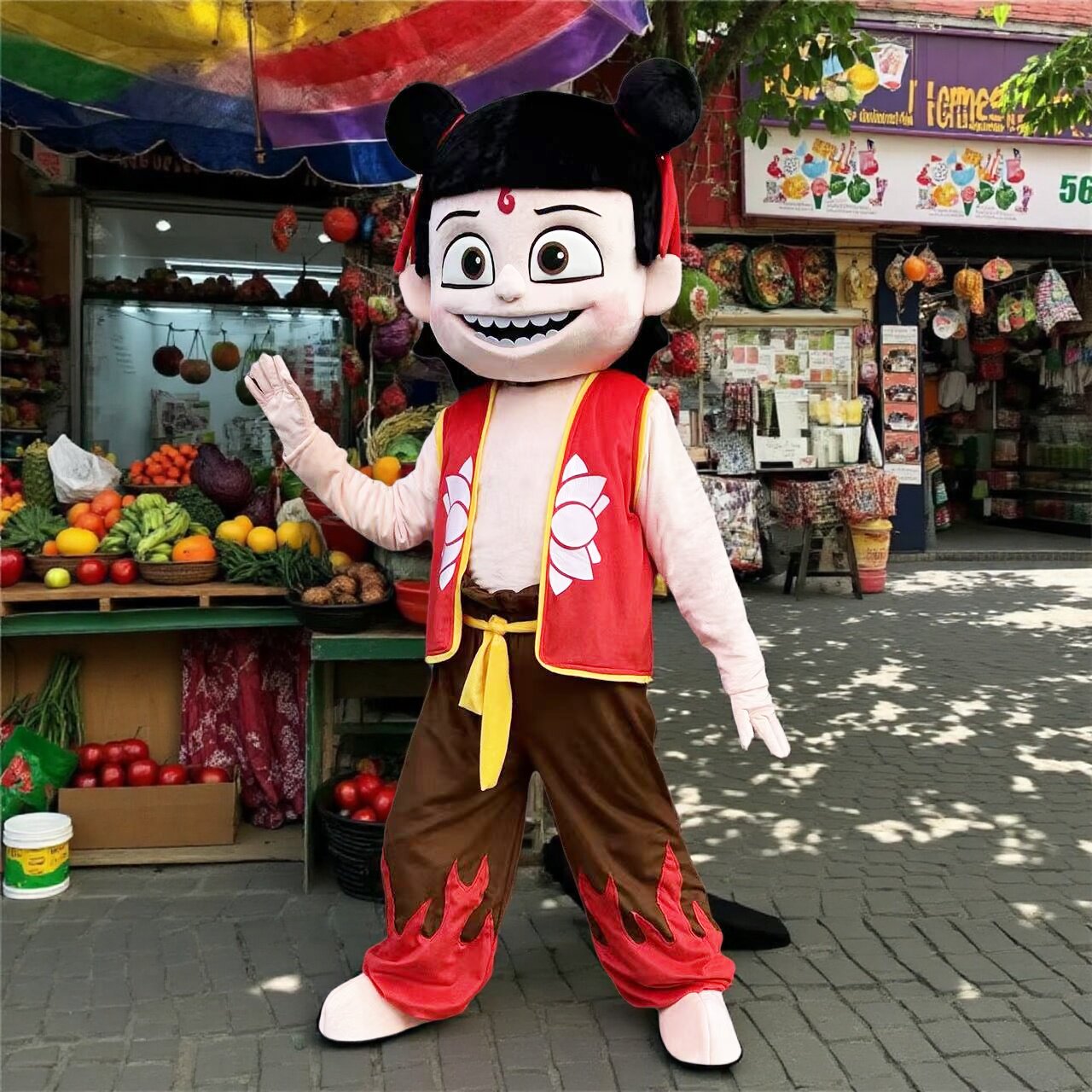 网红哪吒敖丙扮演活动头套玩偶服