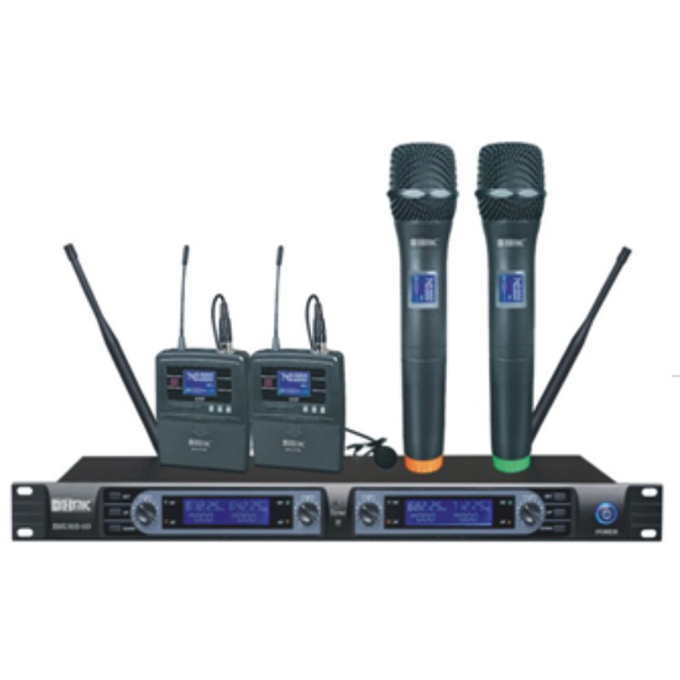 一拖四远程无线手持话筒 公共广播麦克风 150米演讲话筒 台式会议