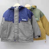 RG阿MuA和110 外套23336二 儿童夹棉防风开衫 120秋冬品牌童装 折扣