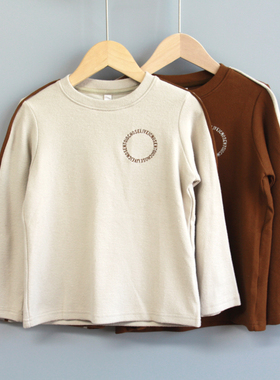 SG-HO系列110秋冬 品牌童装折扣/纯棉长袖打底衫软22692二色