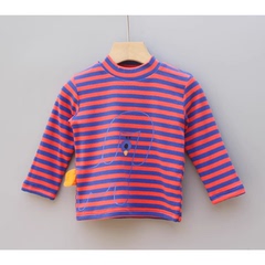 T芙系列90-110秋冬Ⅱ品牌童装折扣/童加绒中厚打底衣衫71033红兰