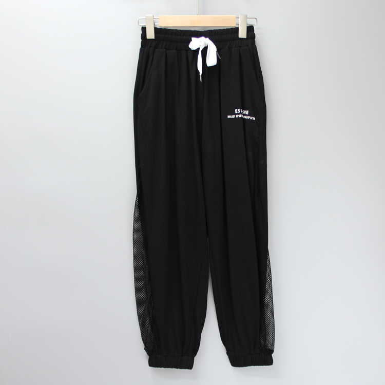 青少年大童休闲运动长裤30789黑