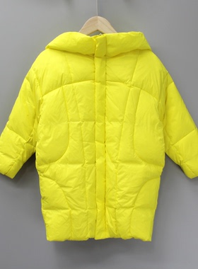 S-ZR系列120-150冬装 品牌折扣童装/儿童羽绒服外套带帽32182金