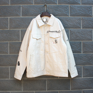 折扣 品牌童装 150秋装 童帅气加棉皮衣外套75323杏 HO系列110